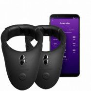 We-Vibe Tease Us Special Edition Set med Bond Vibrerande Penisringar - Svart