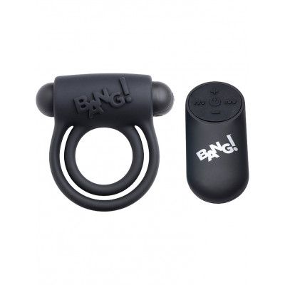 XR Brands Bang: Silicone Cock Ring & 28X Bullet with Remote