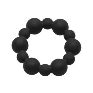 XR Master Series: Shadow, Silicone Beaded Cockring