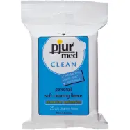 Pjur Med: Clean, Soft Cleaning Fleece, 25-pack