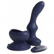 3Some: Wall Banger P-Spot, Vibrating Anal Massager, blå