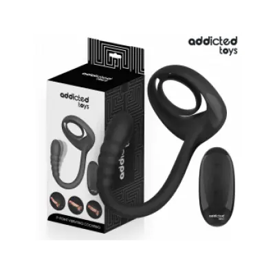 ADDICTED TOYS - P-SPOT VIBRATING COCK RING REMOTE CONTROL