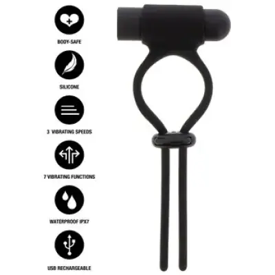 Hidden Desire Weighted Anal Plug 360g BLACK