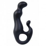 SILICONE P-SPOT MASSAGER BLACK