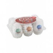 Tenga: Easy Beat Egg, Hard Boiled Package, 6-pack