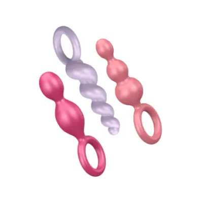 Satisfyer Anal Plugs Set 3 Pcs Tricolor