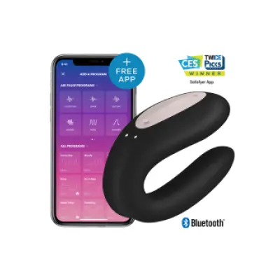 Satisfyer Double Joy Con App Black