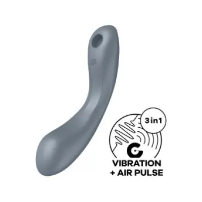 Satisfyer Curve Trinity 1 Air Pulse Vibration Grey
