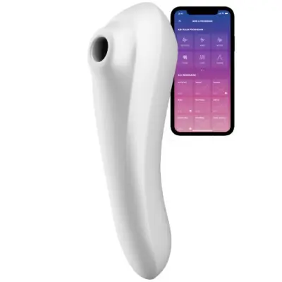 Satisfyer Air and Vibe Dual Pleasure, White