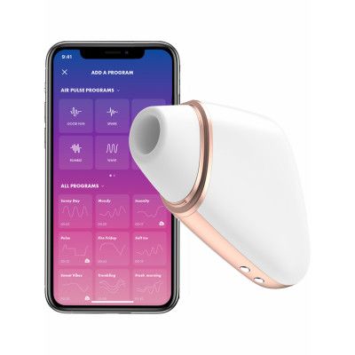 Satisfyer Connect: Love Triangle, Air Pulse + Vibration, vit