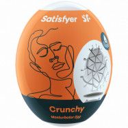 Satisfyer Crunchy Onaniägg - Vit