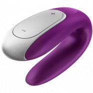 Satisfyer Double Fun Partner Vibration Purple