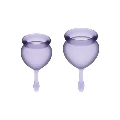 Satisfyer Feel Good Menstrual Cup Set Purple
