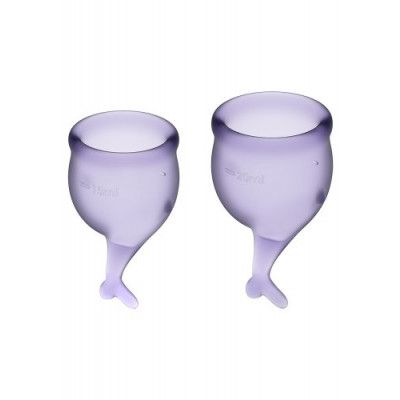 Satisfyer Feel Secure Menskopp, Lila 2-pack