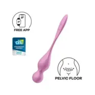 Satisfyer Love Birds Vibrating Kegel Balls Pink