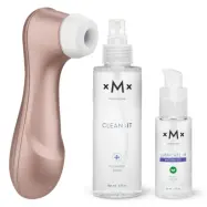Satisfyer Pro + glidmedel &amp; rengöring