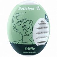 Satisfyer Riffle onaniägg - Vit