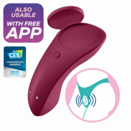 Satisfyer Sexy Secret - Röd - Trosvibrator med appstyrning