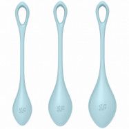 Satisfyer Yoni Power 2 Kegelbolls-set - Blue