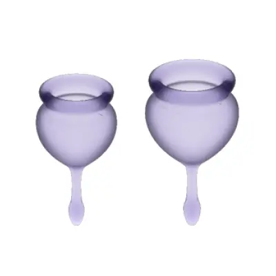 Satisfyer Feel Good Menstrual Cup Purple 15 + 20 Ml
