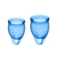 Satisfyer Feel Confident Menstrual Cup Dark Blue 15 + 20 Ml