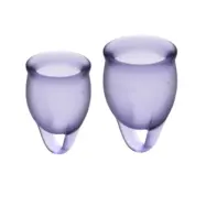 Satisfyer Feel Confident Menstrual Cup Purple 15 + 20 Ml