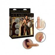 GLADIATOR VIBRATING DOLL sexdocka med 18cm dildo