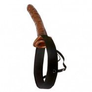 10' Chocolate Dream Hollow Strap-on