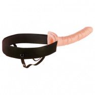 10' Flesh Hollow Strap-ON