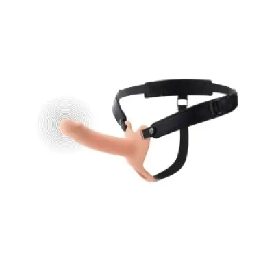 HIDDEN DESIRE - INFERNO VIBRATING PENIS SLEEVE STRAP-ON  16 CM