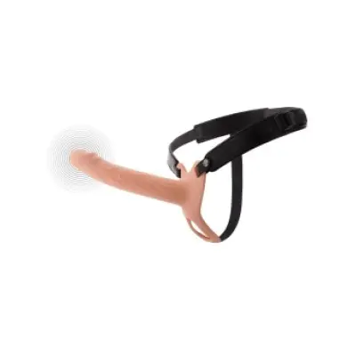 HIDDEN DESIRE - INFERNO VIBRATING PENIS SLEEVE STRAP-ON 20 CM