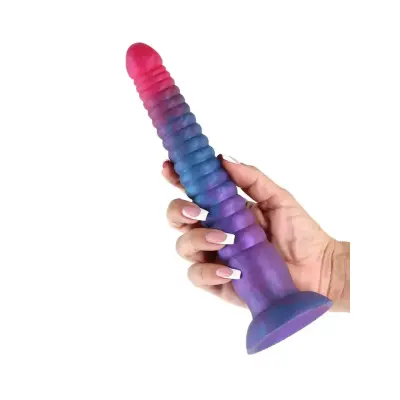 Colours Stacked Dildo Pink/Blue 23 cm