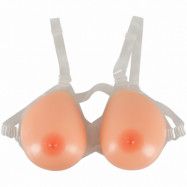 Cottelli Strap-On Silikonbröst - Nude - One Size