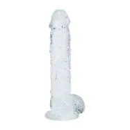 Crystal Clear dildo 13 cm, Clear