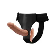 Baile: Ultra Harness with Double Dildos Strap-On