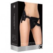 Deluxe Silicone Strap On Black 8 tum