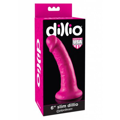 DILDO SLIM 6 INCH PINK
