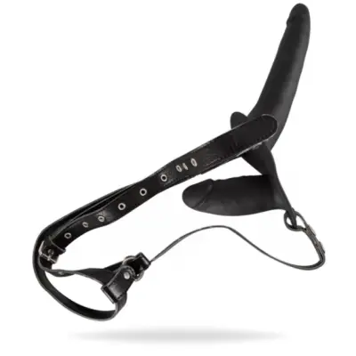 Double Strap On Black