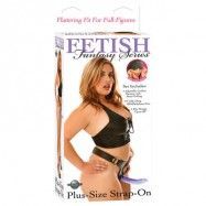 FETISH FANTASY PLUS SIZE STRAP-ON - Upp till 122 cm