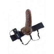 FETISH FANTASY VIBR HOLLOW STRAP ON BROWN