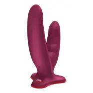 Fun Factory Ryde Double Dildo Wine Red