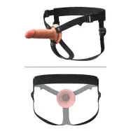 Hollow Silicone Strap-On 13 cm