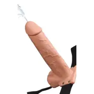 Hollow Squirting Strap-On 22 cm