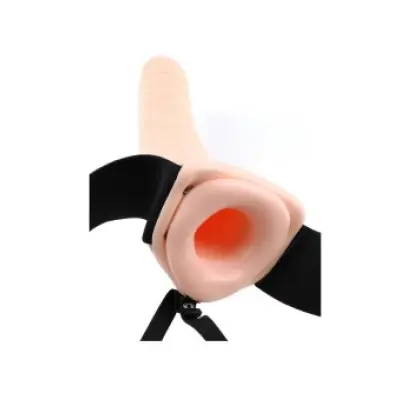 Fetish Fantasy Series 19 Cm Hollow Strap-On Natural