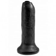 King Cock 6 Inch Uncut black