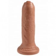 King Cock 6 Inch Uncut caramel