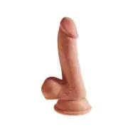 King Cock Plus 3D Dildo With Balls 17 Cm