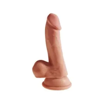 King Cock Plus 3D Dildo With Balls 17 Cm