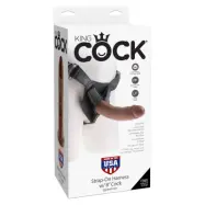 KING COCK STRAP-ON HARNESS W/8"COCK BR
