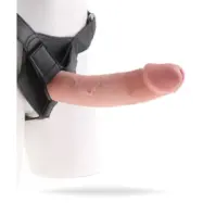 King Cock Strap-on Harness with 9' Cock (Välj:: Svart)